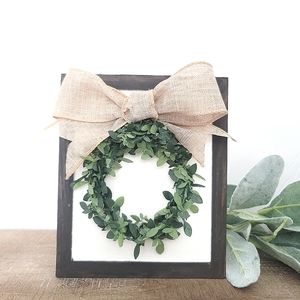 Mini Sign with Wreath | House Decor | Mini Sign Decor | Tiered Tray Decor